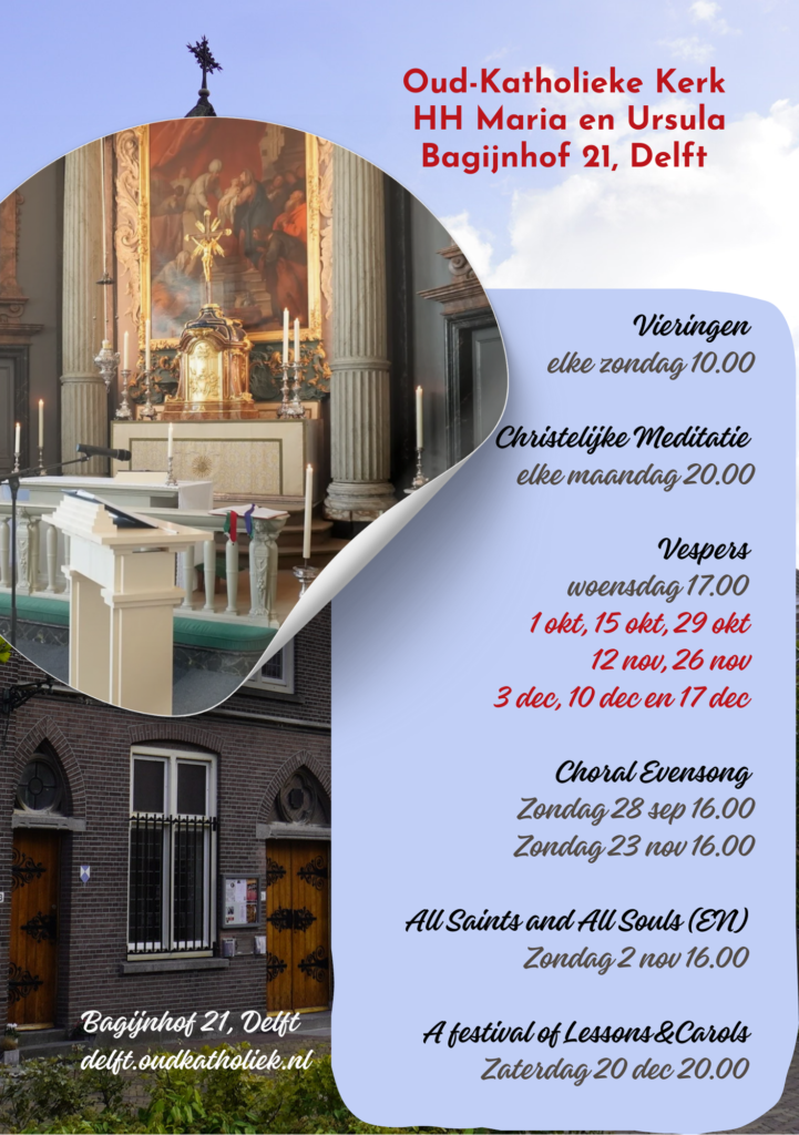 Schuilkerk vieringen 
