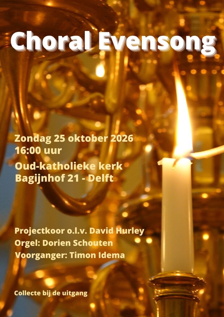 Choral Evensong 25 oktober 4 pm