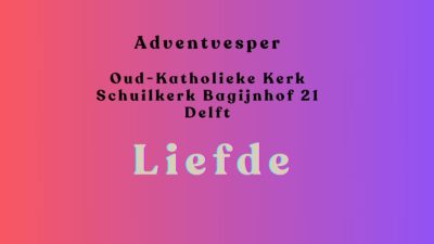 Adventvesper Liefde